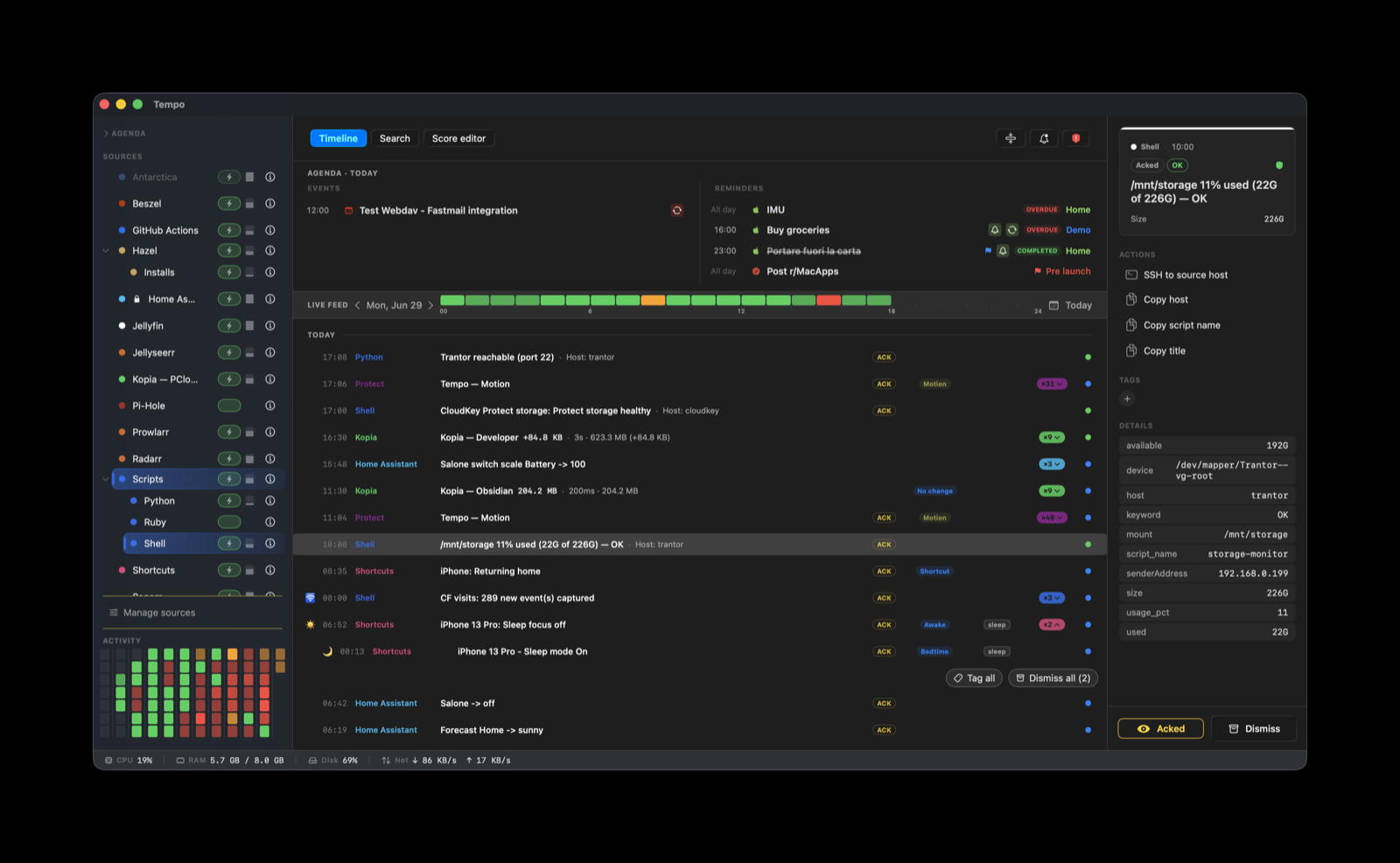 Dark theme